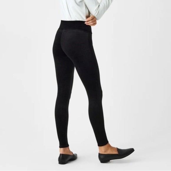 Spanx Black Velvet Leggings - Picture 1 of 9